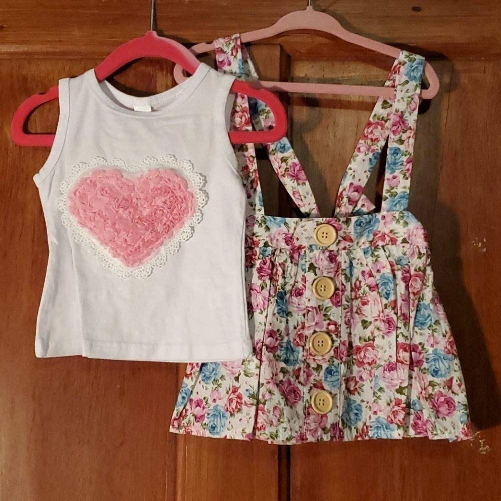 NEW Floral 2 Piece Jumper Set